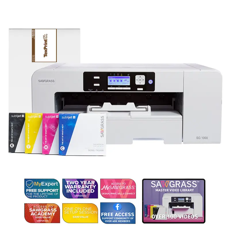 Sawgrass Sg1000 All-In-One Sublimation Printer Kit With Sublijet System 1