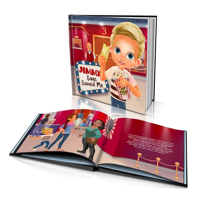 Says Excuse Me: Manners-Themed Hardcover Book For Young Learners 1