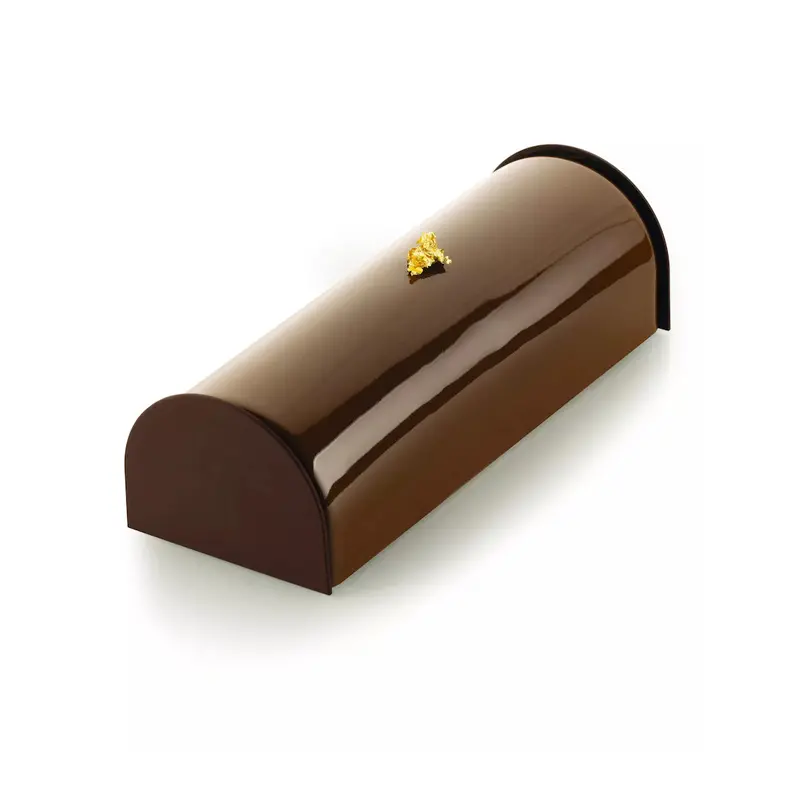 Silikomart Buche (Yule Log) Chablon Decor Mould – Festive Holiday Stencil For Pastry Art 1