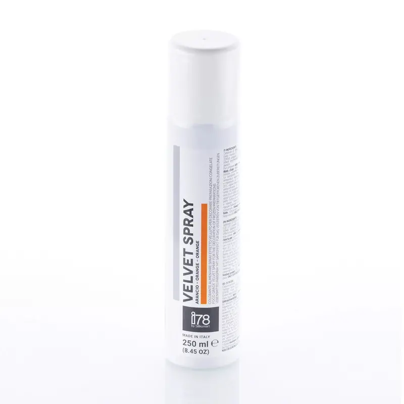 Silikomart Coral Orange Cocoa Butter Velvet Spray – 250 Ml Vibrant Coating 1
