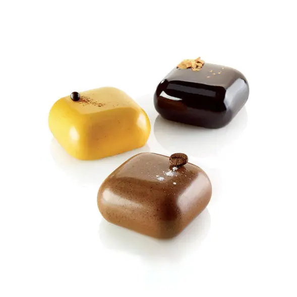 Silikomart Gem 100 Geometric Silicone Mould For Modern Desserts 1