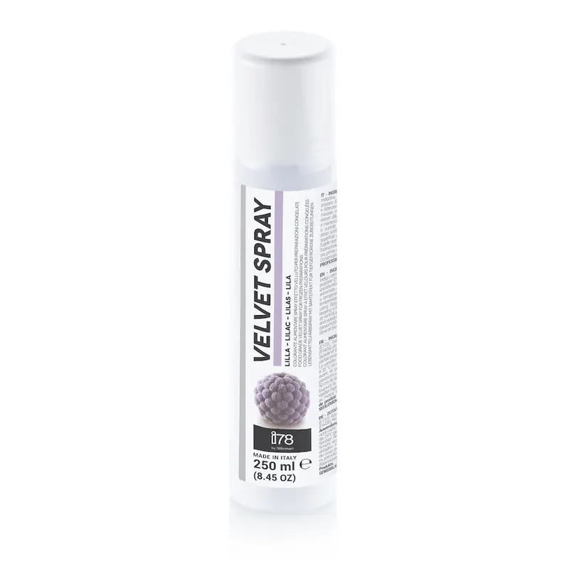 Silikomart Lilac Cocoa Butter Velvet Spray – 250 Ml Food-Grade Finishing Mist 1
