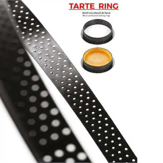 Silikomart Perforated Tart Rings – Non-Stick Silicone Mould (Pre-Order) 1
