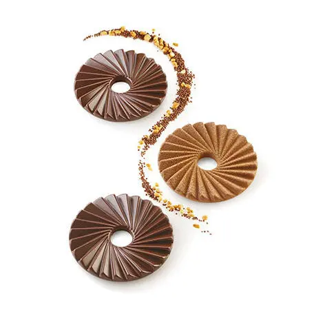 Silikomart Plisse 23 Ruffled-Edge Silicone Mould For Gourmet Pastries 1