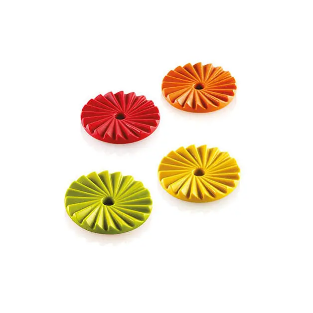 Silikomart Plisse 7 Textured Silicone Mould For Artisanal Confections 1