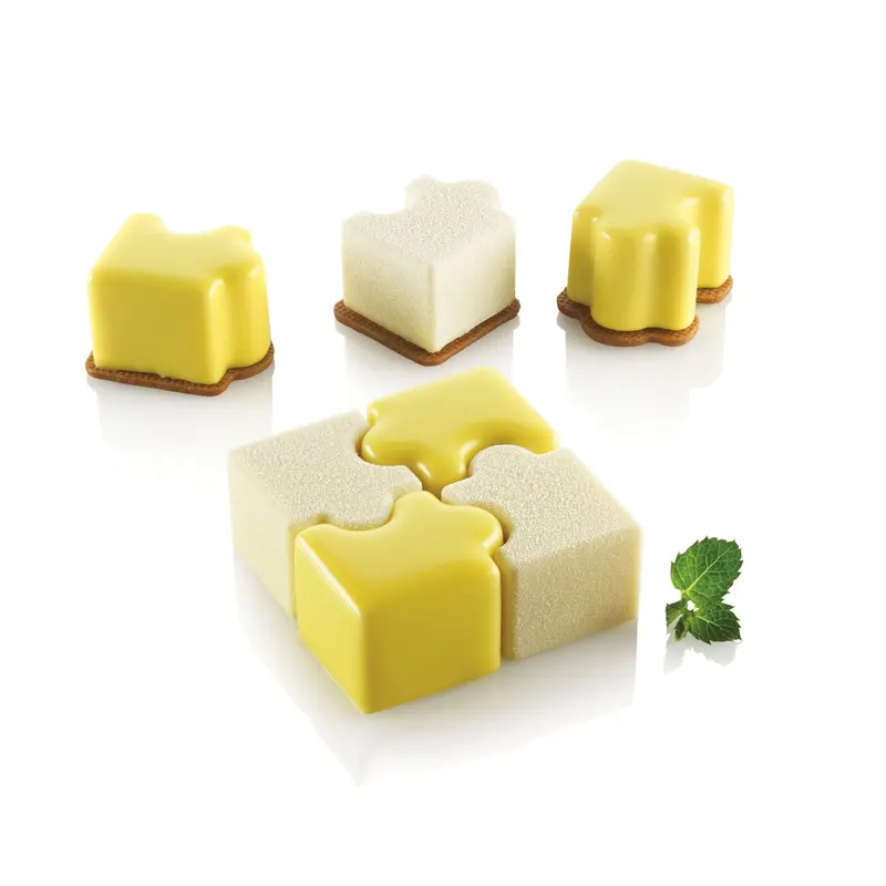 Silikomart Puzzle 30 Silicone Mould With Precision Cutter Set 1
