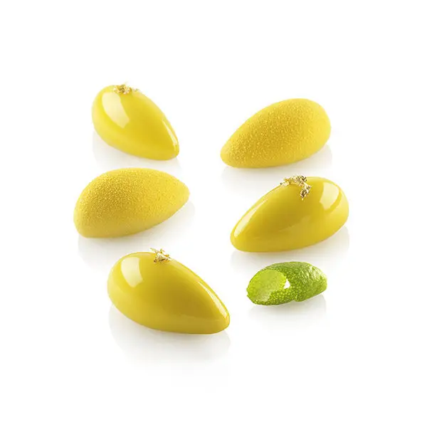 Silikomart Quenelle 10 Silicone Mold – Elegant Teardrop-Shaped Form 1