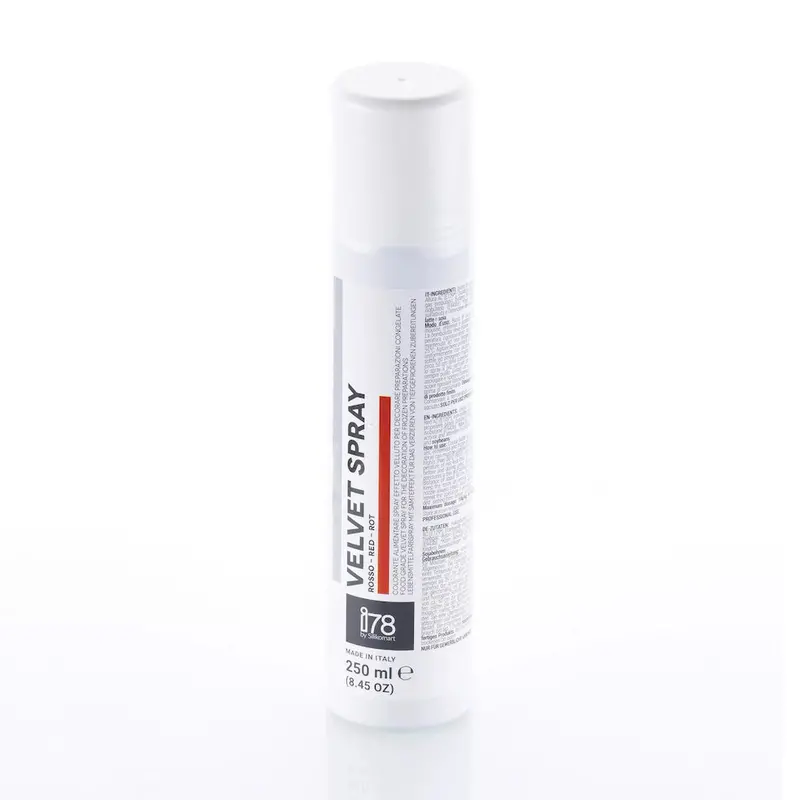 Silikomart Red Cocoa Butter Velvet Spray – 250 Ml Professional Finishing 1