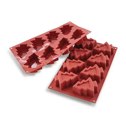 Silikomart Sf108 Christmas Tree Silicone Mold – 83.5 X 68 Mm Decorative Shape 1