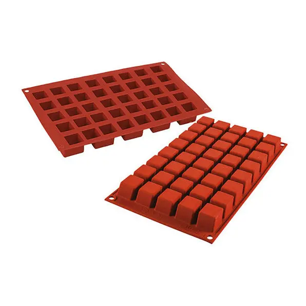 Silikomart Sf263 Cube Silicone Mold – 24 Mm X 24 Mm Cavities 1