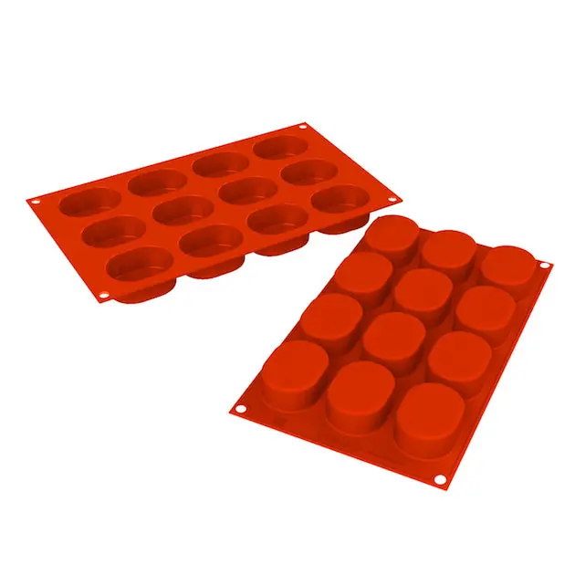 Silikomart Sf326 Oval Silicone Molding Tray – Precision 57 × 43 Mm Shape 1