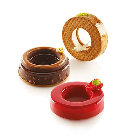 Silikomart The Ring 65 Set: Two Interchangeable Silicone Molds With Matching Cutter 1