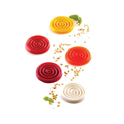 Silikomart Tourbillon 9 Silicone Baking Mold – Compact Size For Mini Desserts 1