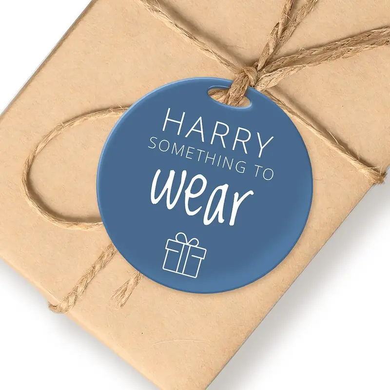 Single Clear Acrylic Gift Tag 1