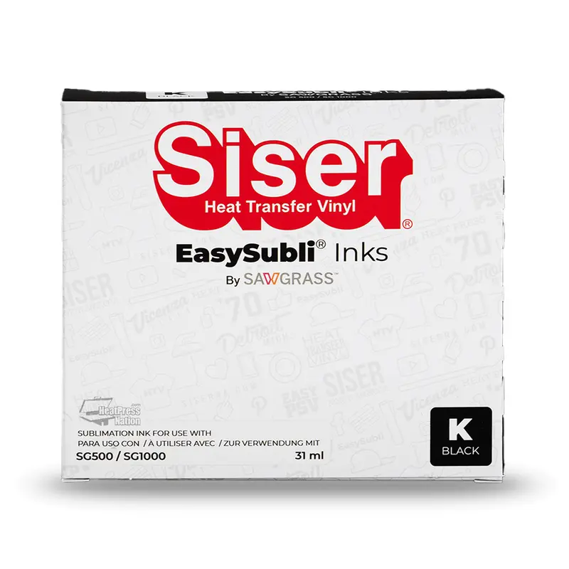 Siser Easysubli Uhd Black Ink Cartridge For Sawgrass Sg500 And Sg1000 Printers 1