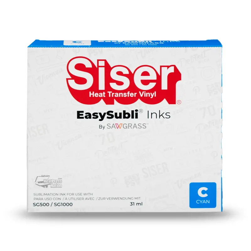 Siser Easysubli Uhd Cyan Ink Cartridge For Sawgrass Sg500 And Sg1000 Printers 1