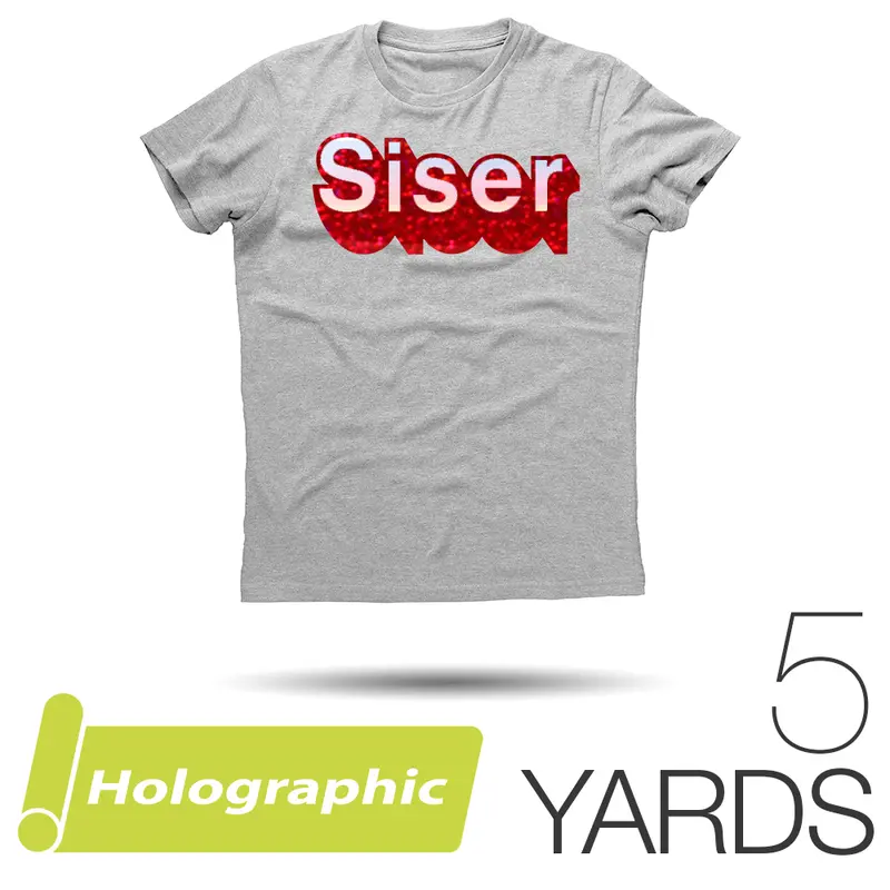 Siser Holographic Reflective Htv – 20" × 5 Yards 1