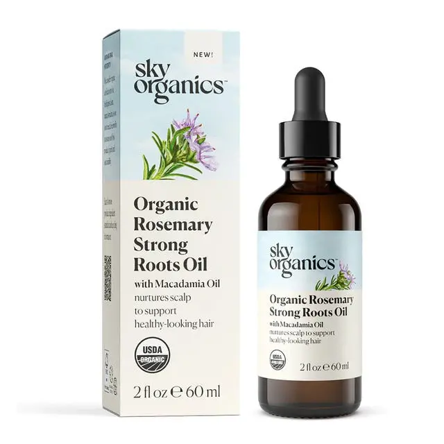 Sky Organics Organic Rosemary Strong Roots Scalp Oil – 60Ml 1