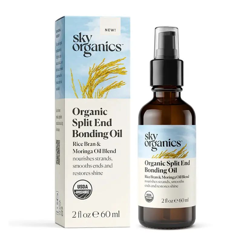 Sky Organics Organic Split End Bonding Hair Oil – 60Ml 1