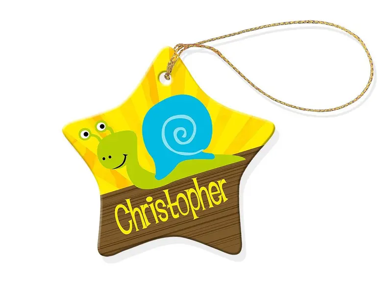 Snail-Themed Star Decorative Ornament 1