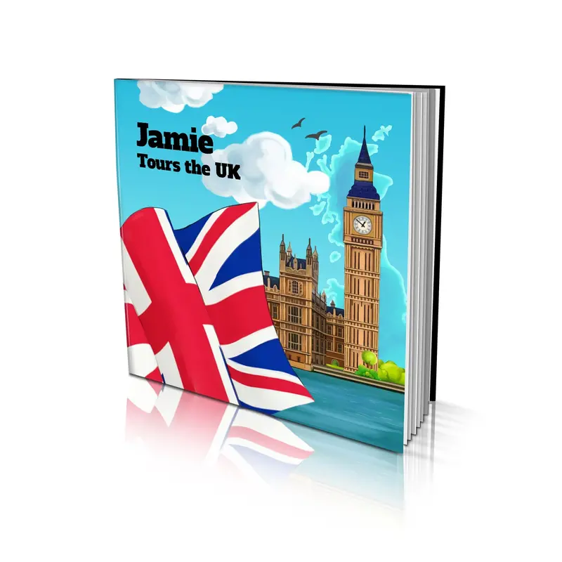 Softcover Children'S Storybook: Uk Landmarks Journey 1