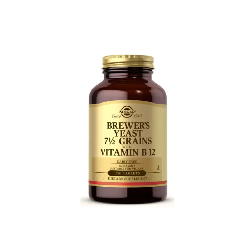 Solgar Brewer’S Yeast With Vitamin B12 – 7.5 Grain, 250 Tablets 1