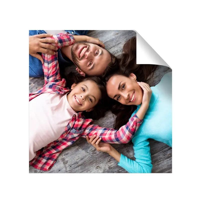 Square Sticky Photo Print – 20" X 20" (50 Cm X 50 Cm) 1