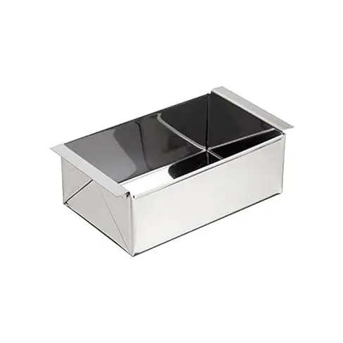 Stainless Steel Egg Tofu & Agar Jelly Mold – 4.7" × 3" Compact Size 1