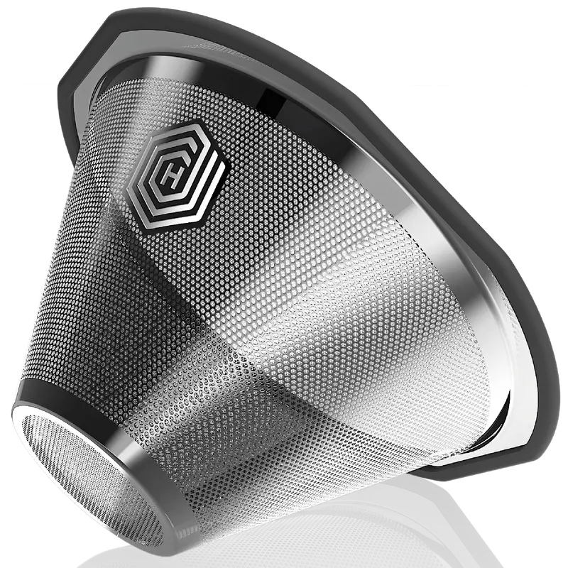 Stainless Steel Reusable Filter For Kalita Wave 185 & Oxo 8-Cup Brewers 1