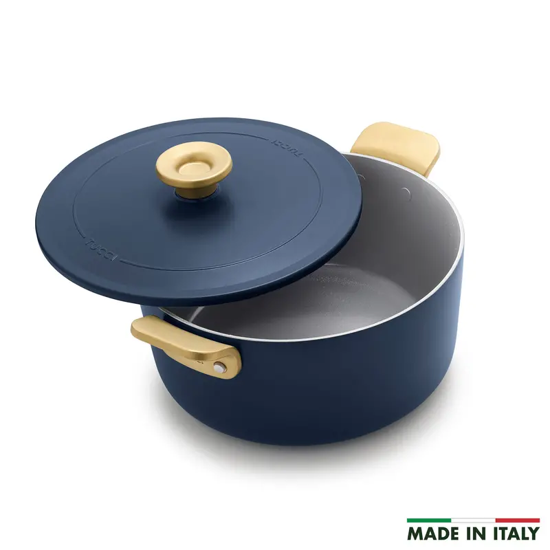 Stanley Tucci Ceramic Nonstick 6.5-Qt Dutch Oven – Marino Blue 1