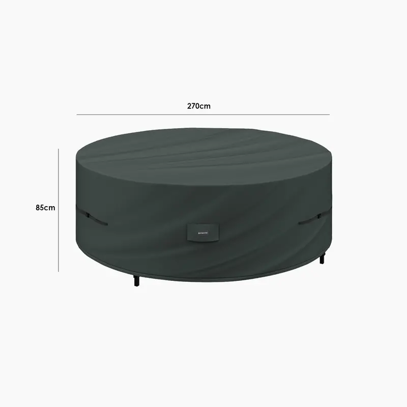 Stormtex 6-Person Round Outdoor Dining Table Cover (270 Cm Ø) 1
