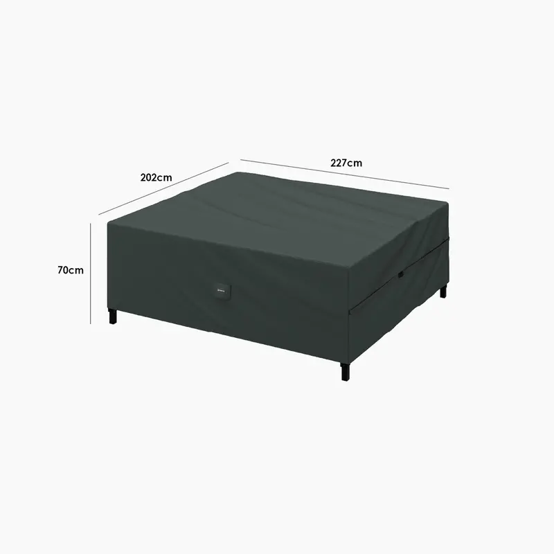 Stormtex Large 3-Seat Sofa Dining Set Cover – 227 × 202 × 70 Cm 1