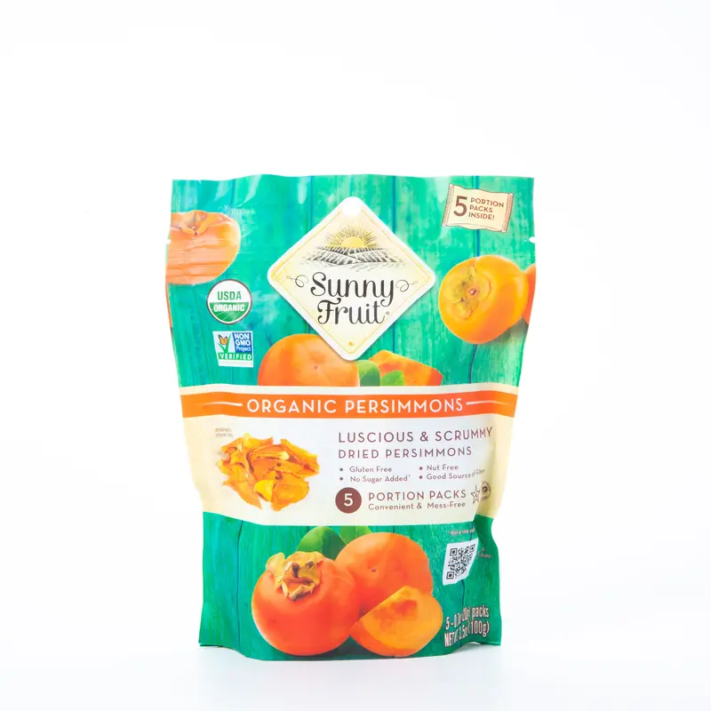 Sunny Fruit Organic Dried Fuyu Persimmons – 100G 1