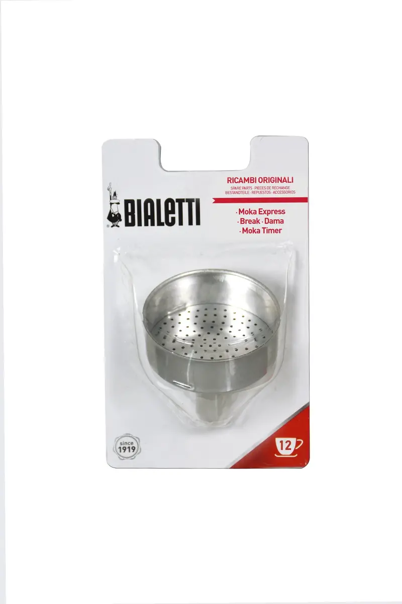 Suppilo 12-Cup Stainless Steel Filter Basket For Moka Express Systems 1