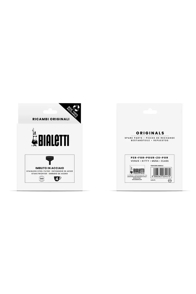 Suppilo 4-Cup Replacement Parts Kit For Venus, Musa & Kitty Moka Pots 1