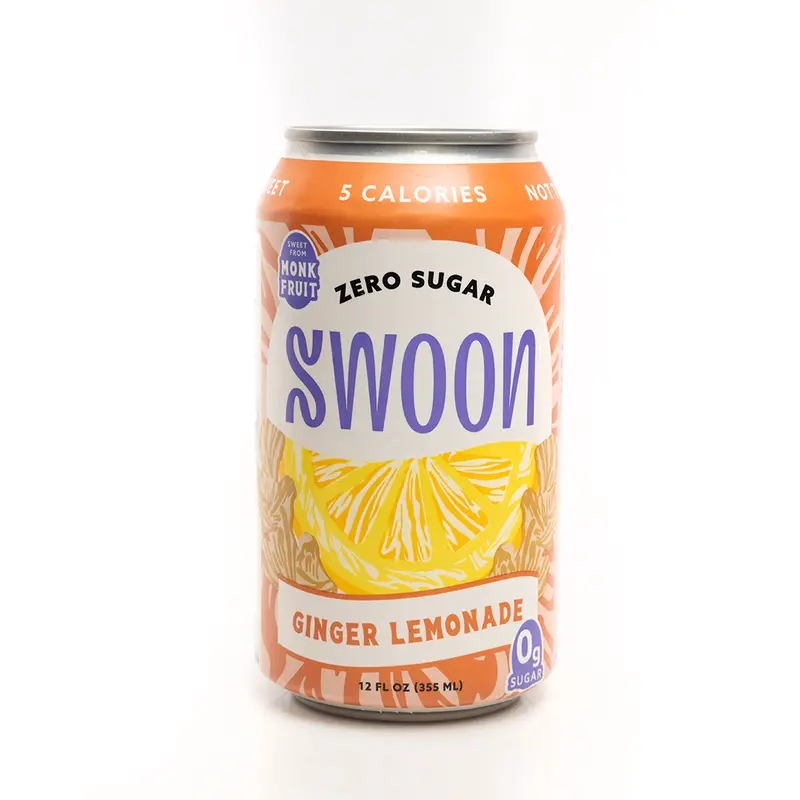 Swoon Ginger Lemonade – 355Ml Sparkling, Zesty Non-Alcoholic Refresher 1
