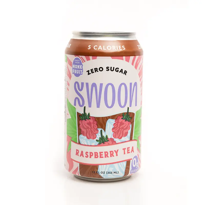 Swoon Raspberry Herbal Tea – 355Ml Vibrant, Berry-Forward Iced Tea Beverage 1