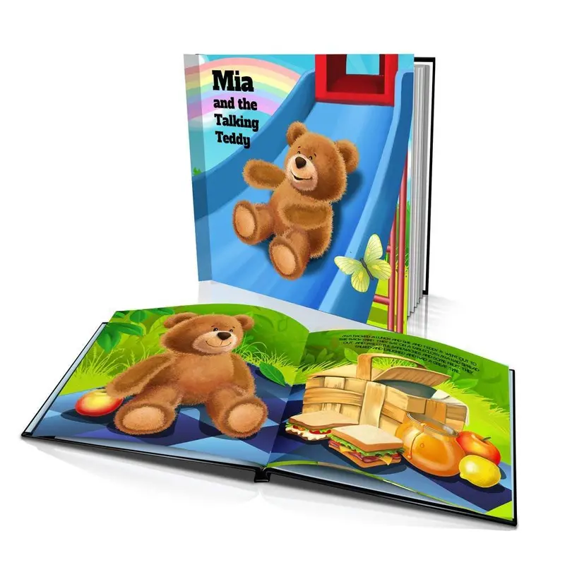 Talking Teddy Hardcover Storybook – Large Whimsical Children'S Book 1