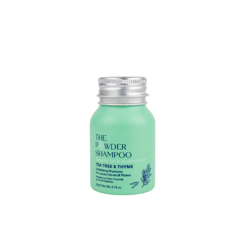 Tea Tree & Thyme Exfoliating Powder Shampoo For Dandruff – 20G 1