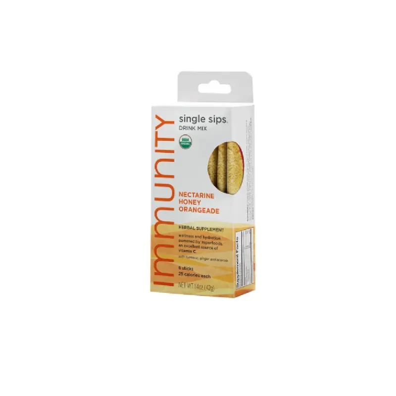 The Republic Of Tea Single Sips Immunity Blend – Nectarine & Honey Flavor, 6 Count 1