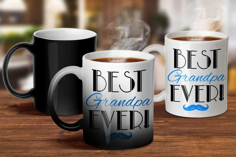 Thermochromic Magic Mug For Grandpa – 'Best Grandpa' Reveal 1