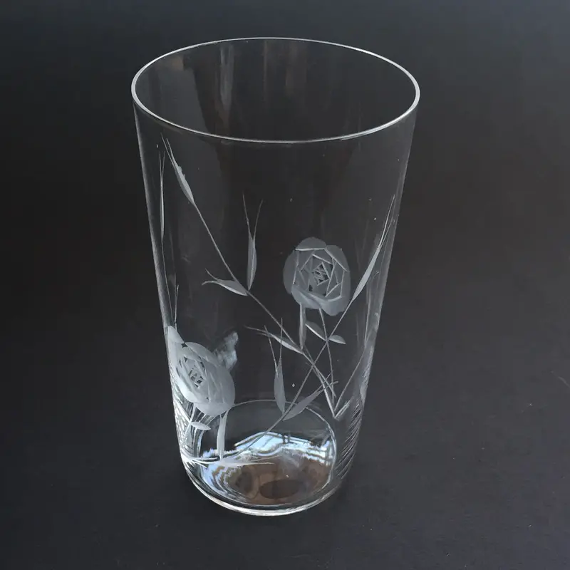 Tokyo Cut Glass Brunch Tumbler – Hand-Cut Crystal Design 1
