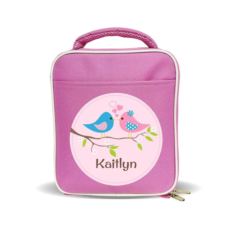 Two-Birds Illustrated Insulated Lunch Tote 1