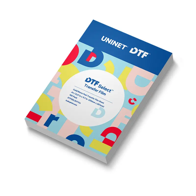 Uninet Select Dtf Transfer Film Sheets – 100-Sheet Pack 1