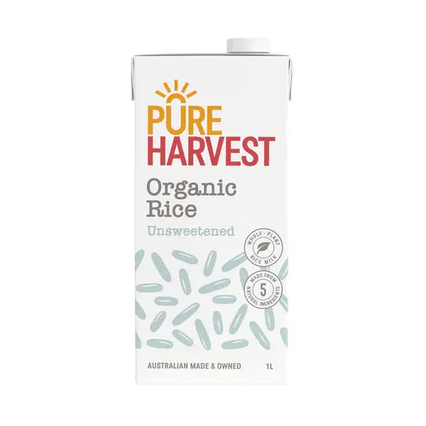 Unsweetened Organic Rice Milk By Pure Harvest – 1 Liter Dairy-Free Alternative 1