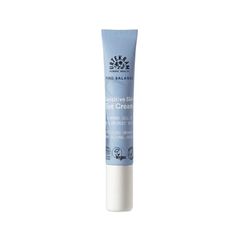 Urtekram Fragrance-Free Eye Cream For Sensitive Skin – 15Ml Soothing Gel-Cream 1
