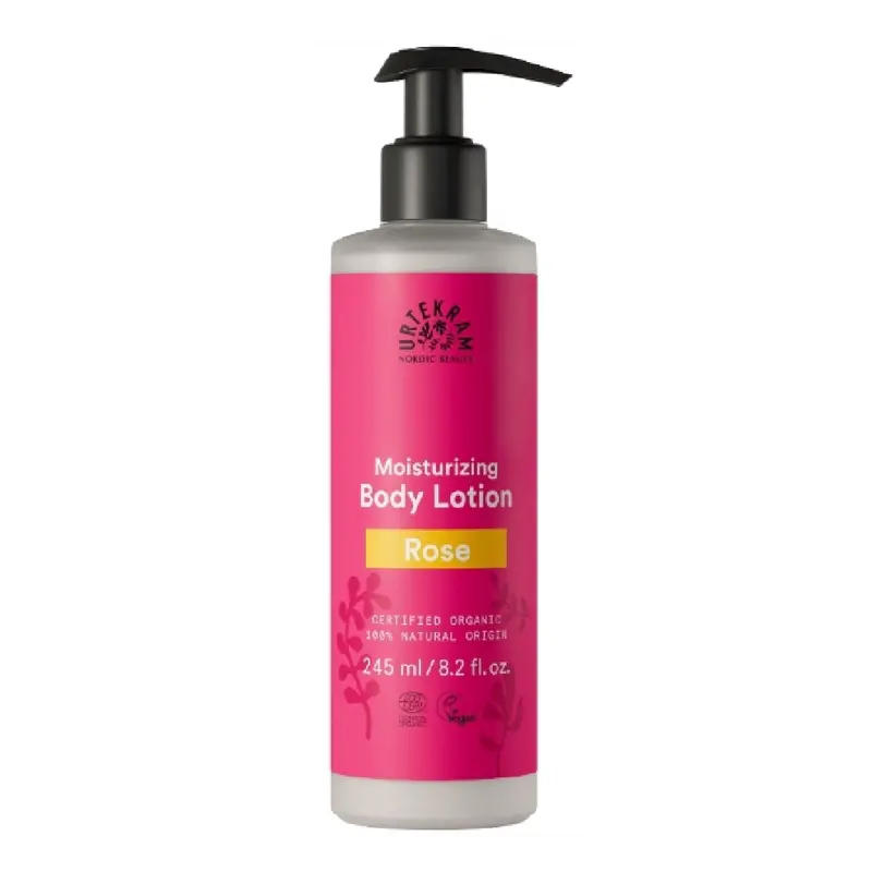 Urtekram Rose Moisturizing Body Lotion – 245 Ml Fragrant Hydration 1