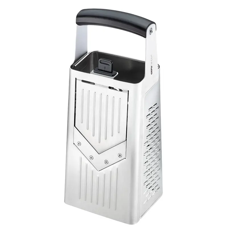 V-Cut Adjustable Four-Sided Box Grater – Precision Slicing System (Model 10761) 1