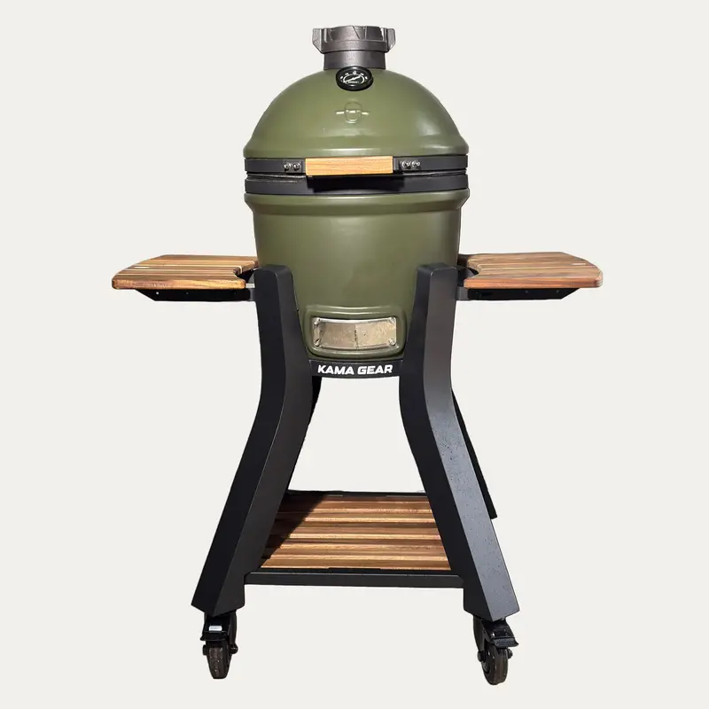 V2 Mini Grill With Acacia Stand Kit 1