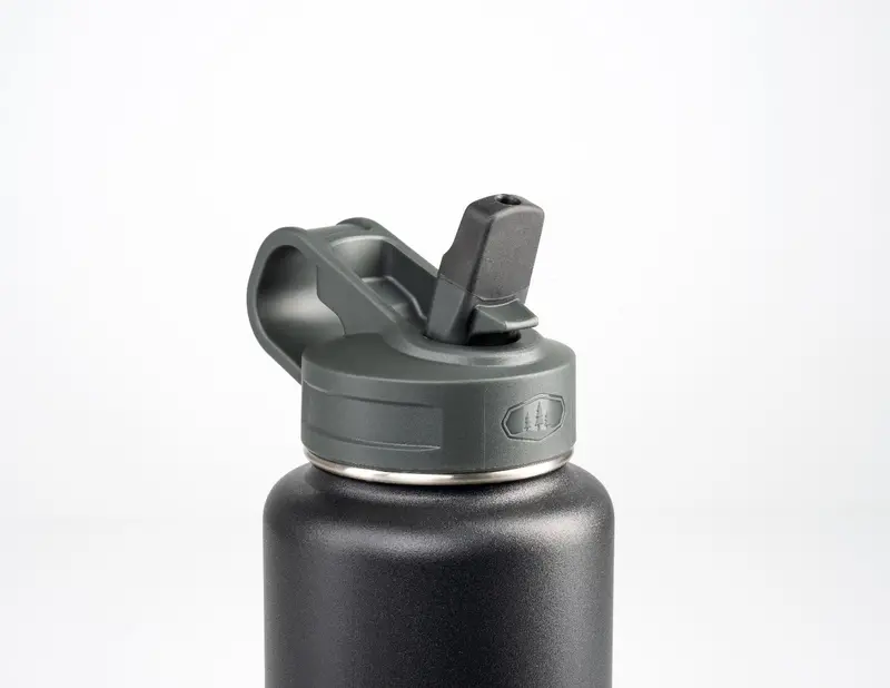 Vacuum-Insulated Wide-Mouth Tumbler With Straw Lid 1